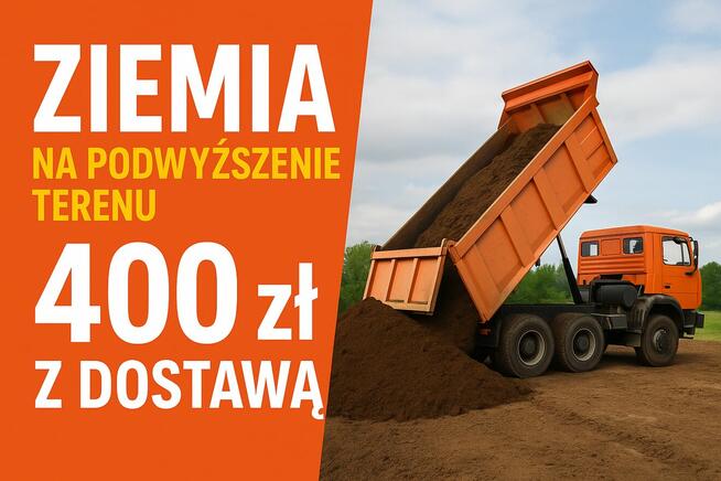 Halloweenowa promocja! Ziemia na wyrównanie terenu – 400