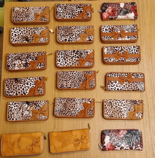 Wyprzedaż HURT – portfele, etui, torebki – 369 sztuk!