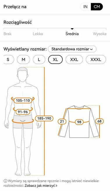 Koszulka termoaktywna ESDY XL