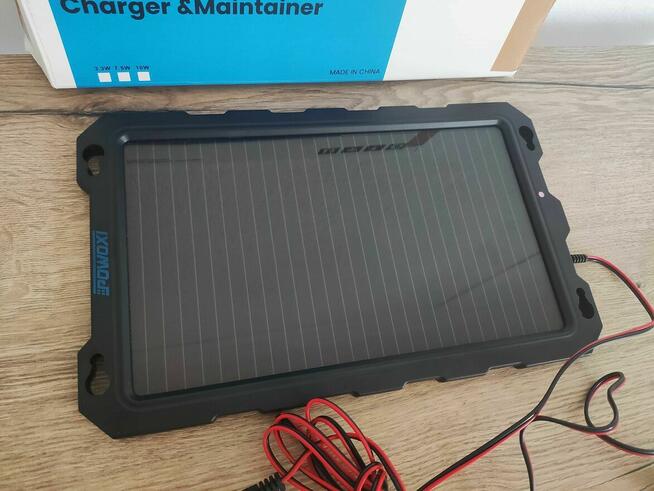 Solarna ładowarka samochodowa akumulator panel słoneczny