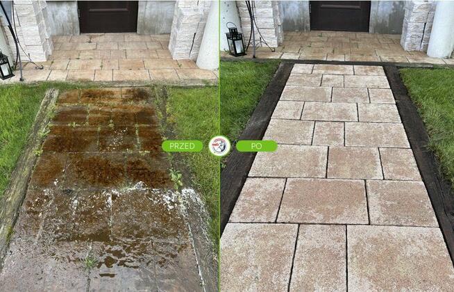 Profesjonale mycie dachu, kostki brukowej, elewacji, graffiti