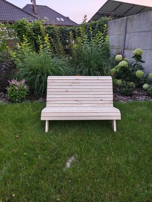 Ławka ogrodowa drewniana – solidna, wygodna i stylowa! 120x3