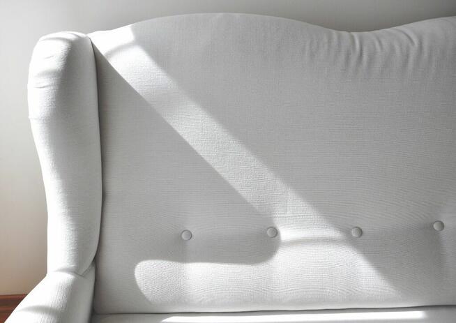 Sofa 2 os. z funkcją rozkładania i puf RADPOL