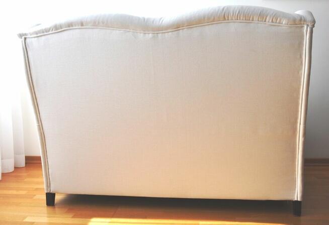 Sofa 2 os. z funkcją rozkładania i puf RADPOL