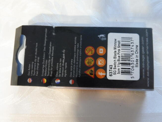 Cykada Savage Gear Blade Minnow 5cm 11g Blue Pink Smolt