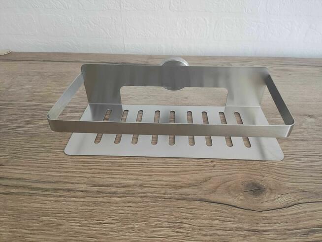 Półka Srebrna wisząca ścienna stali nierdzewnej prysznicowa