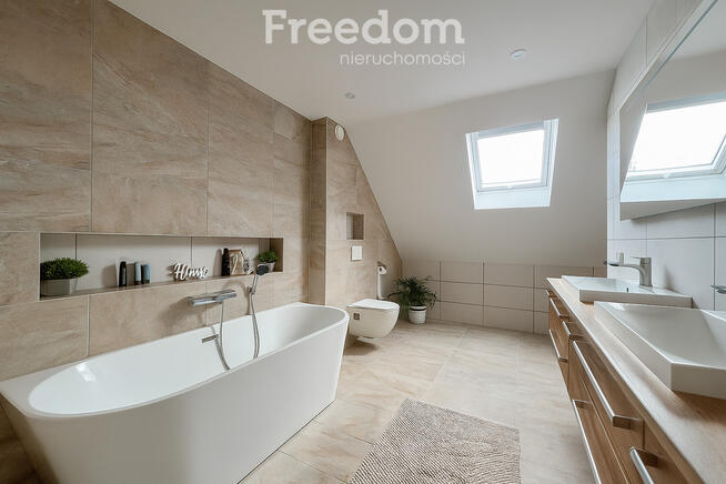 Nowoczesny smart dom z ogrodem zimowym