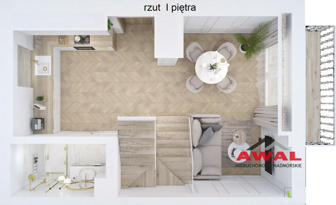 Mieszkanie Władysławowo, Gdyńska