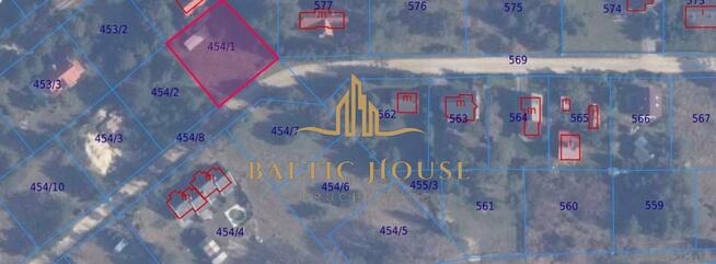 Działka budowlana Czarny Młyn gm. Puck