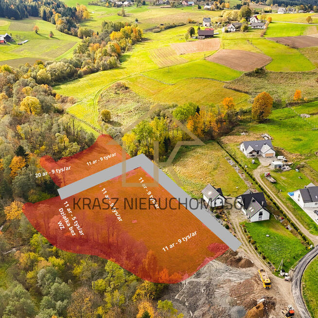Piękne działki z WZ na sprzedaż w Starej Wsi