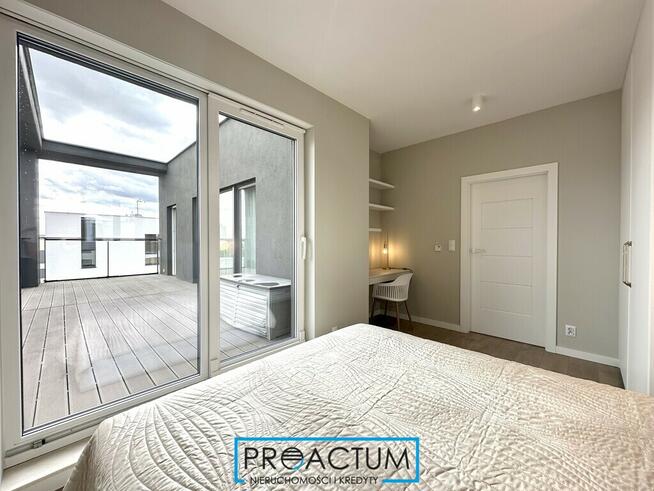 Apartament z tarasem w centrum, wysoki standard