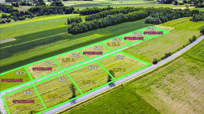 Działka budowlana Wojaszówka