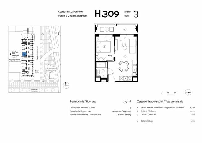 Mieszkanie Świnoujście, Uzdrowiskowa