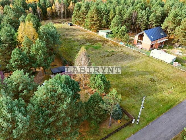 Prusicko 1600m2, budowlana, 31x47, w lesie, media