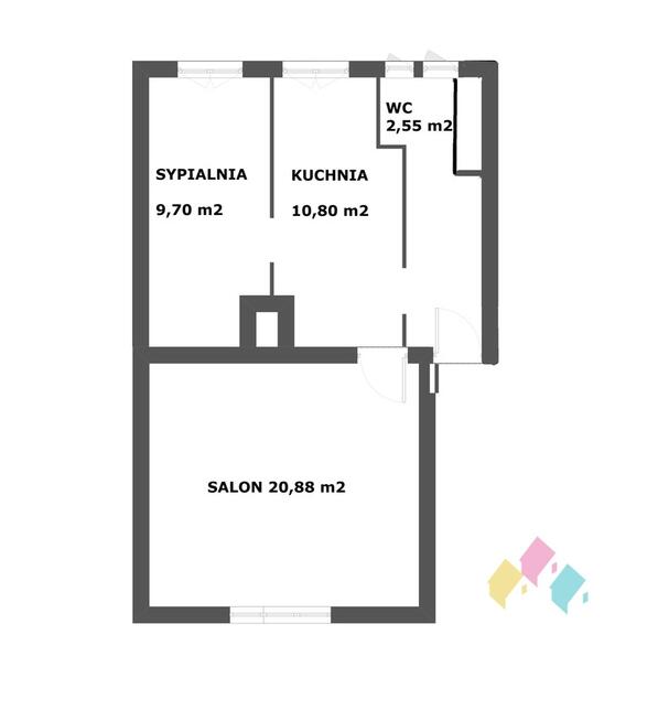 2 pokojowe na parterze do remontu rezerwacja