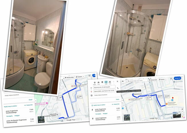 Dwa niezależne pokoje do wynajęcia.