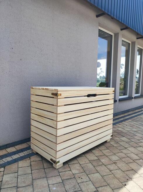 Obudowa na trzy kosze do segregacji