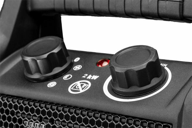 NAGRZEWNICA ELEKTRYCZNA CERAMICZNA PTC 2KW NOWY MODEL LEKKA