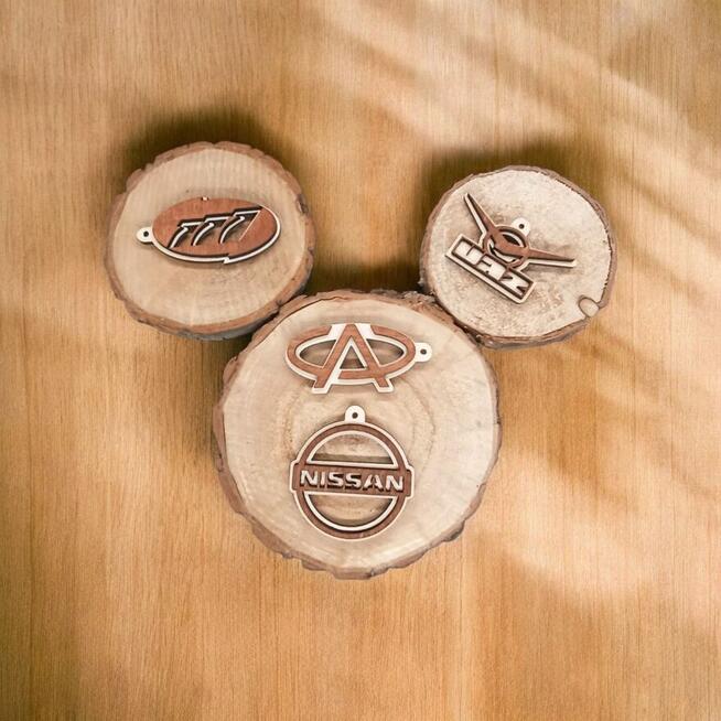 Drewniany Brelok do Auta - Marka Samochodu