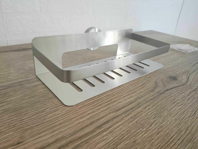 Półka Srebrna wisząca ścienna stali nierdzewnej prysznicowa