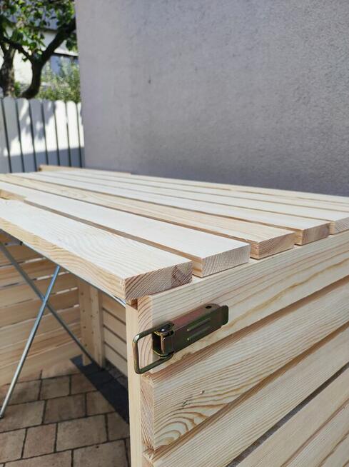 Obudowa na trzy kosze do segregacji