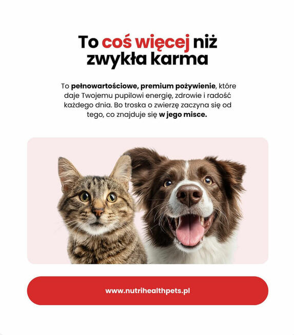 NutriHealth Pets wysokiej jakości karma dla Psów 5 kg