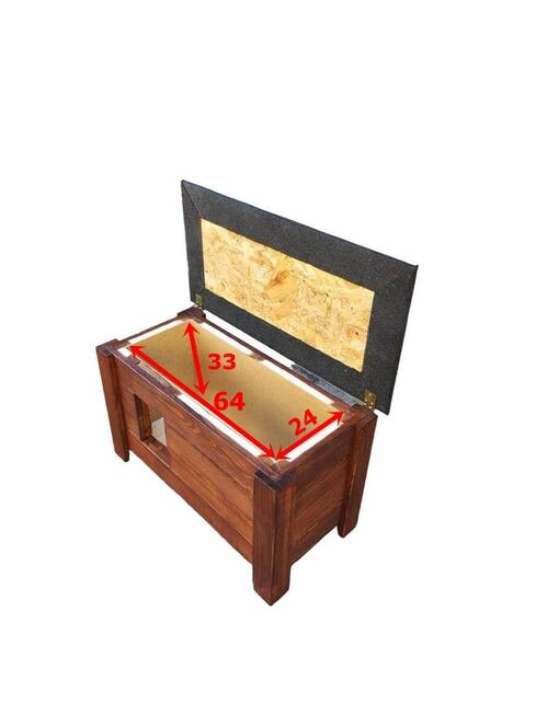 BUDA DLA KOTA PSA OCIEPLANA DREWNIANA CAŁA DOMEK PSA