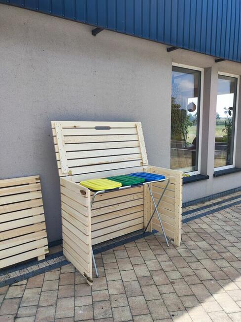 Obudowa na trzy kosze do segregacji