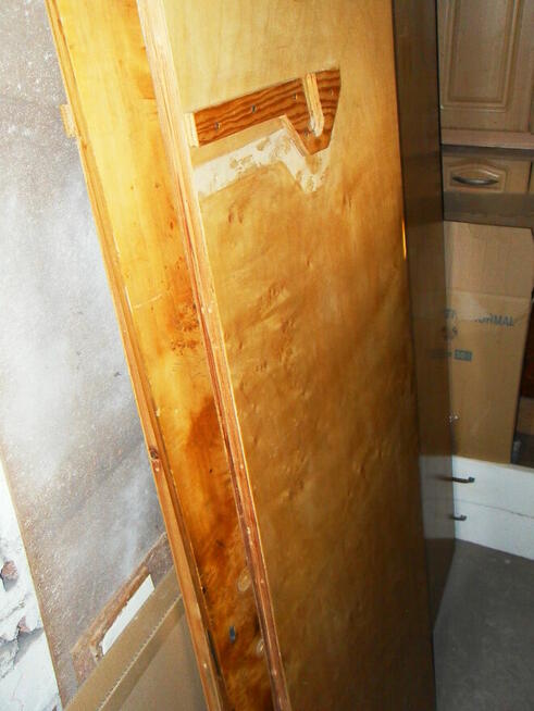 Szafa trzydrzwiowa złota brzoza lata 50