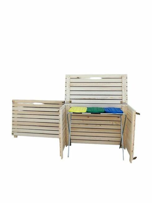 Obudowa na trzy kosze do segregacji