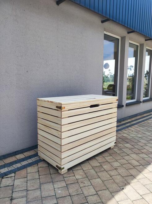 Obudowa na trzy kosze do segregacji