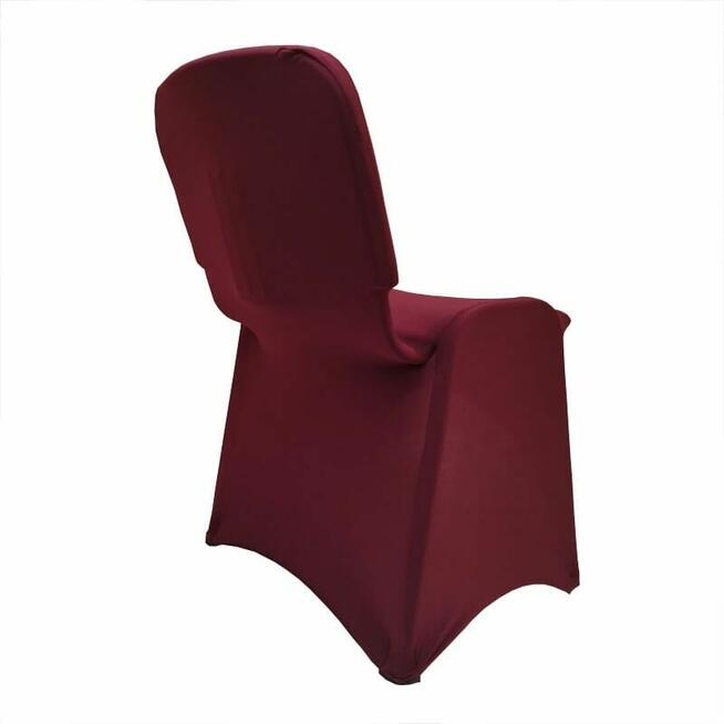 Bordowe pokrowce na krzesła biurowe ISO HURT