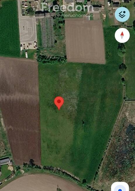 Działka 1,24 ha pod zabudowę mieszkaniową jednorodzinną w Baranowie