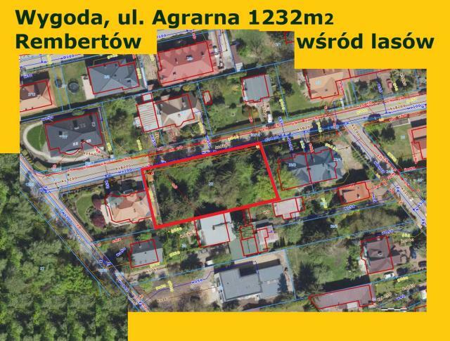 Działka budowlana Warszawa Rembertów, Wygoda, Agrarna