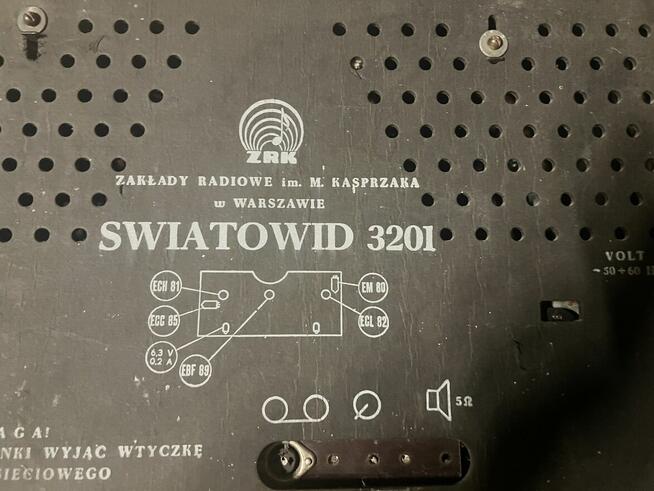 Sprzedam polski radioodbiornik lampowy Światowid 3201