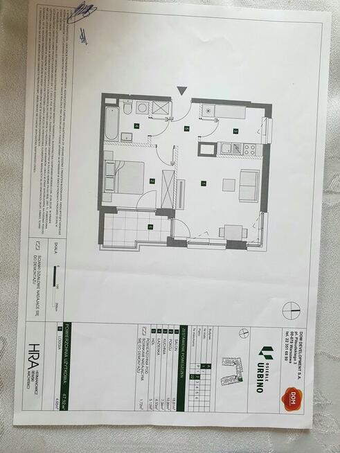 48 m² | 2 pokoje | OSOBNA KUCHNIA | LOGGIA | OSIEDLE URBINO