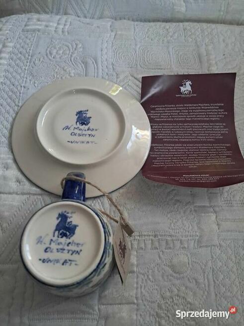 Ceramiczna filiżanka ze spodkiem Manufaktura Sztuki