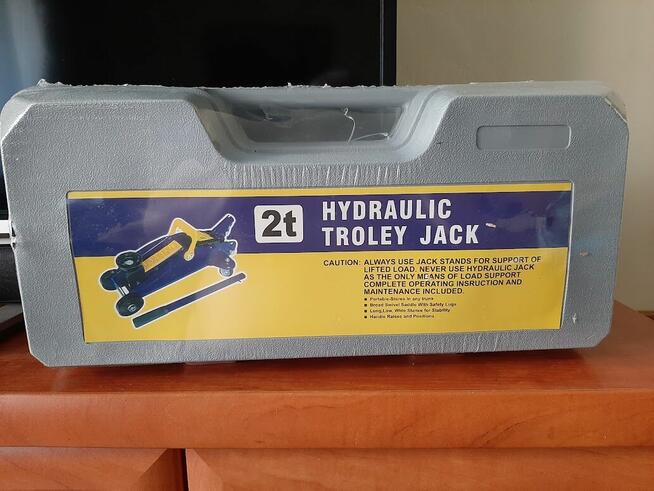 Podnośnik hydrauliczny tzw. żaba + walizka