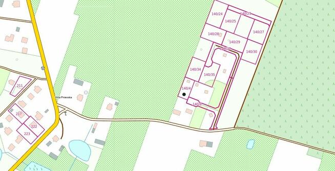 Działka budowlana 843m2 k/Pniew woj. maz. za 259000 zł