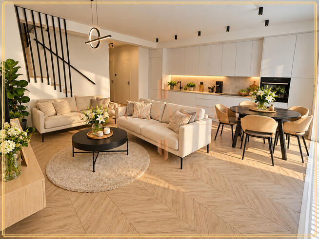 Premium szeregowiec 120 m² | z meblami i AGD | Garaż