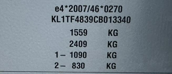 Chevrolet Aveo Benzyna Zarejestrowany Ubezpieczony
