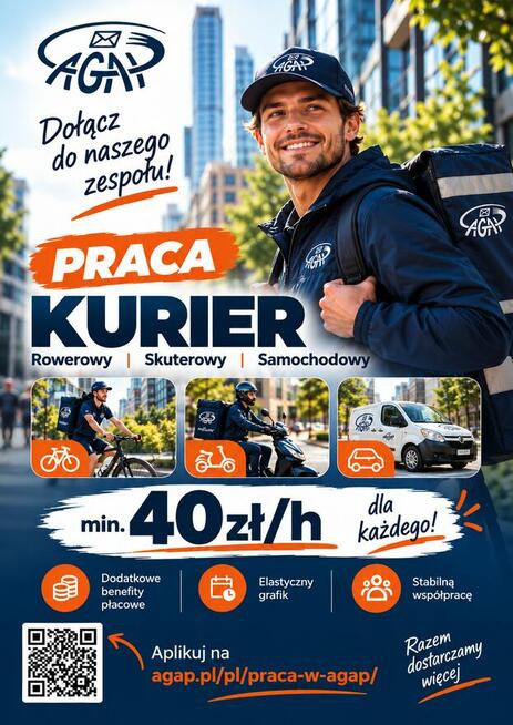 Poszukujemy Kuriera Samochodowego -również emeryci