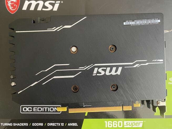 Karta graficzna MSI GEFORCE GTX 1660 Super 6GB Ventus XS OC
