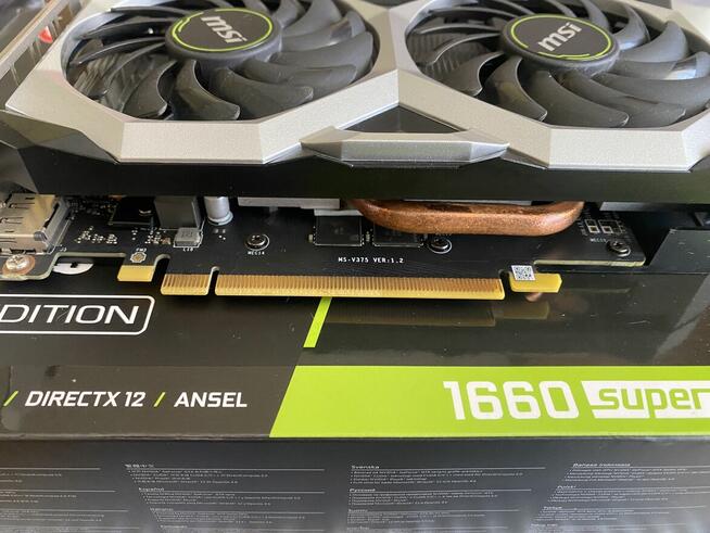 Karta graficzna MSI GEFORCE GTX 1660 Super 6GB Ventus XS OC