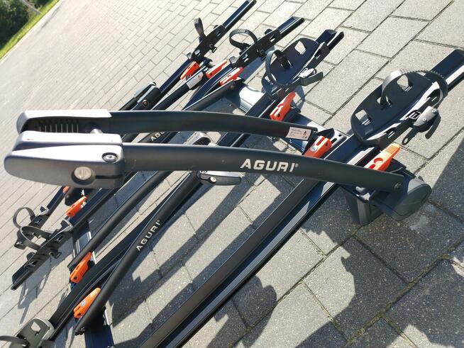 Aguri Acuda III czarny. Aluminiowy uchwyt/bagażnik rowerowy