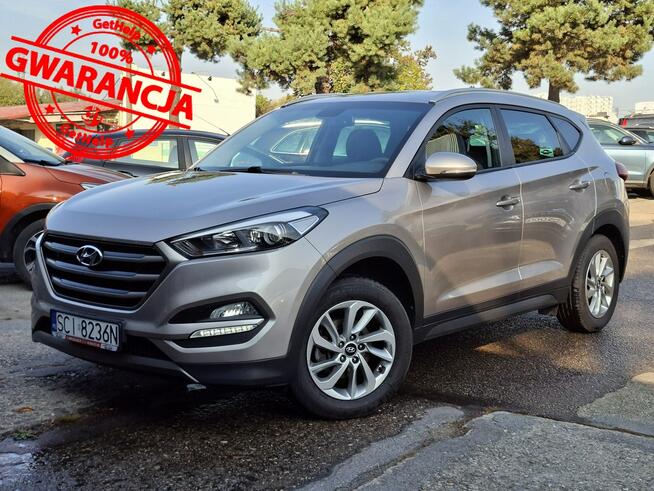 Hyundai Tucson Klimatronic 2-stref, Podgrz. fotele, Hak, PDC, Kamera cofania, Navi