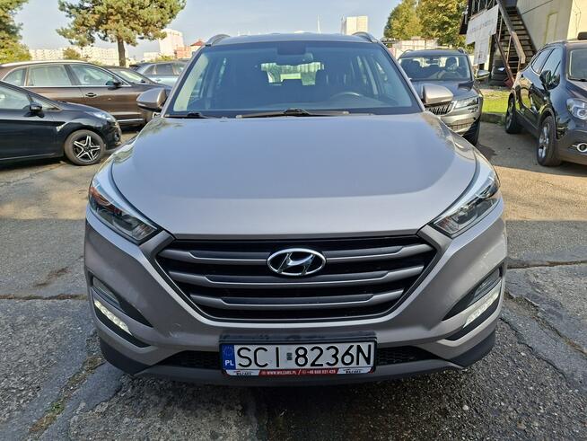 Hyundai Tucson Klimatronic 2-stref, Podgrz. fotele, Hak, PDC, Kamera cofania, Navi