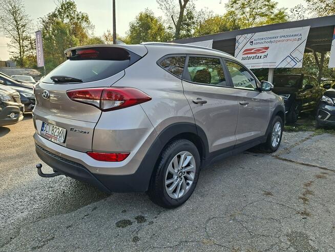 Hyundai Tucson Klimatronic 2-stref, Podgrz. fotele, Hak, PDC, Kamera cofania, Navi