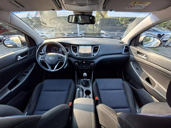 Hyundai Tucson Klimatronic 2-stref, Podgrz. fotele, Hak, PDC, Kamera cofania, Navi