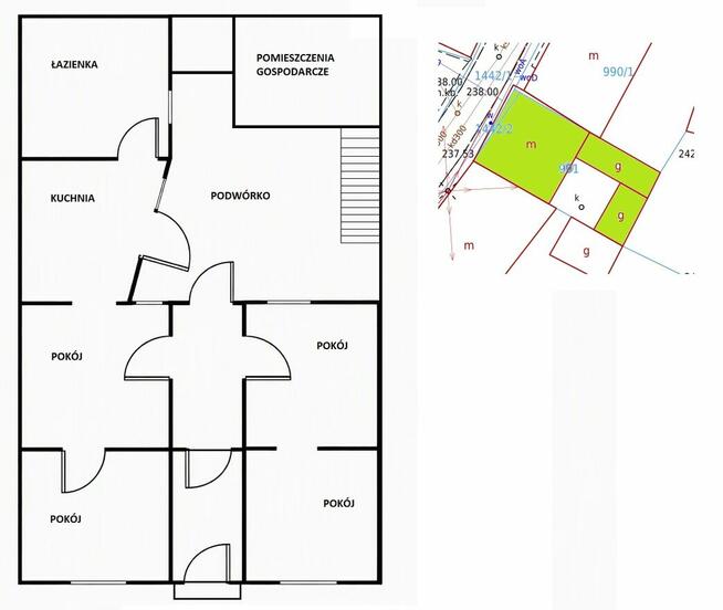 Dom 120m², 4 pokoje, centrum Słomnik